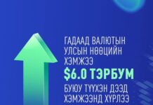 ЗГ: Валютын нөөцийн хэмжээ зургаан тэрбум ам.долларт хүрлээ