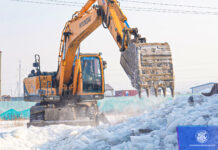 СХД-ийн 26, 40, 41 дүгээр хорооны зааг дээр булгийн усны улмаас халиа дошин үүссэнийг арилгажээ