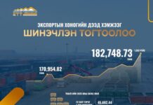 ЭТТ: “Эрдэнэс Тавантолгой” ХК-ийн бүх цаг үеийн нүүрсний экспортын хоногийн дээд хэмжээг шинэчлэн тогтоожээ
