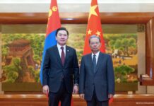 УИХ: Хурлын дарга Н.Учрал БХАТИХ-ын Байнгын хорооны дарга Жао Лөжитэй уулзлаа