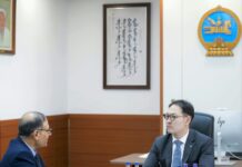 ЭМЯ: Эрүүл мэндийн сайд Э.Батшугар НҮБ-ын Хүн амын сангийн Монгол Улс дахь оффисын тэргүүнийг хүлээн авч уулзлаа