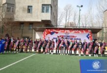 СХД: Өнөр сургууль Төрийн далбаа мандуулж, буулгах ёслол хийлээ