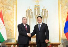 ЕТГ: Ерөнхийлөгч У.Хүрэлсүх, Эмомали Рахмон нар мэдээлэл хийлээ