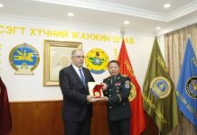ЗХЖШ: БНТУ-ын Үндэсний батлан хаммгаалахын их сургуулийн захирал Эрхан Афёнжуг хүлээн авч уулзлаа