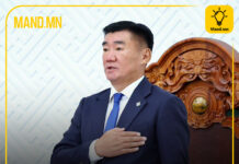 УИХ: МОНГОЛ УЛСЫН ИХ ХУРЛЫН 2026 ОНЫ НАМРЫН ЭЭЛЖИТ ЧУУЛГАНЫГ НЭЭЖ УЛСЫН ИХ ХУРЛЫН ДАРГА САНДАГИЙН БЯМБАЦОГТ ҮГ ХЭЛЛЭЭ