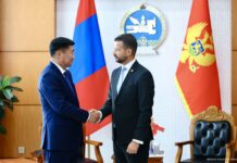 УИХ: УИХ-ын дарга С.Бямбацогт Монтенегро Улсын Ерөнхийлөгч Яков Милатович-д бараалхлаа