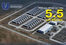 УХХК: Багануурын батарей хуримтлуурын станц 2026 оны есдүгээр сард төвийн системд 5.5 сая kВт.цаг эрчим хүч нийлүүлжээ